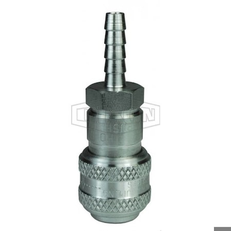 Dixon DF Series Industrial Quick Connect Coupler, 3/8 in Nominal, 300 psi Pressure, 303 SS, Domestic 3DS3-S